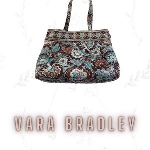 Vera Bradley Brown and Blue Women's Bag